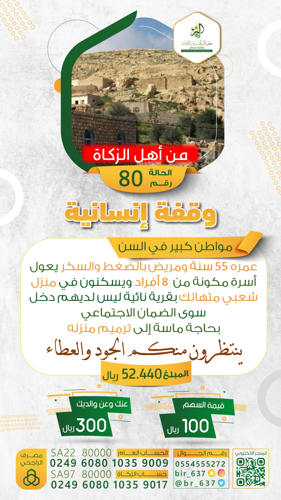 💠 حالة إنسانية رقم 80 💠