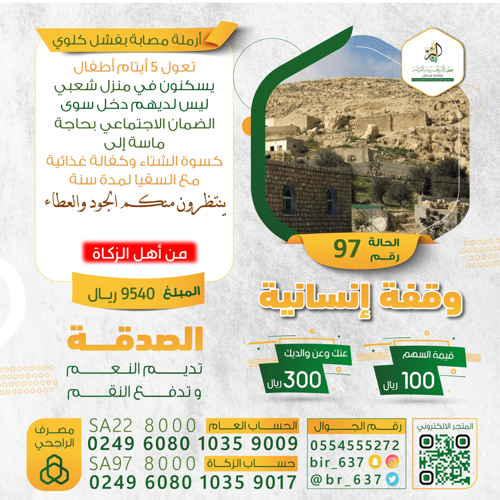 🔳 حالة إنسانية رقم 97 🔳