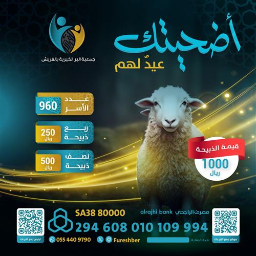 أضحيتك عيدٌ لهم 🐑