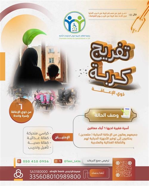 6 معاقين من أسرة واحدة .. من يفرج كربتهم؟