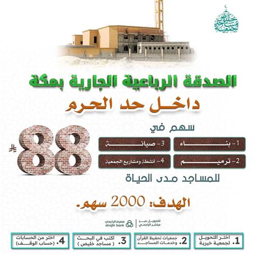 مشروع الصدقة الرباعية الجارية بمكة داخل حد الحرم