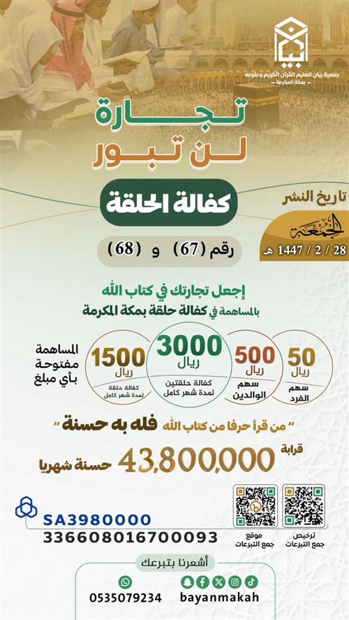تجارة لن تبور - الرقم 67-68