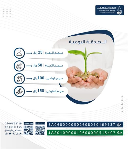 الصدقة اليومية 
