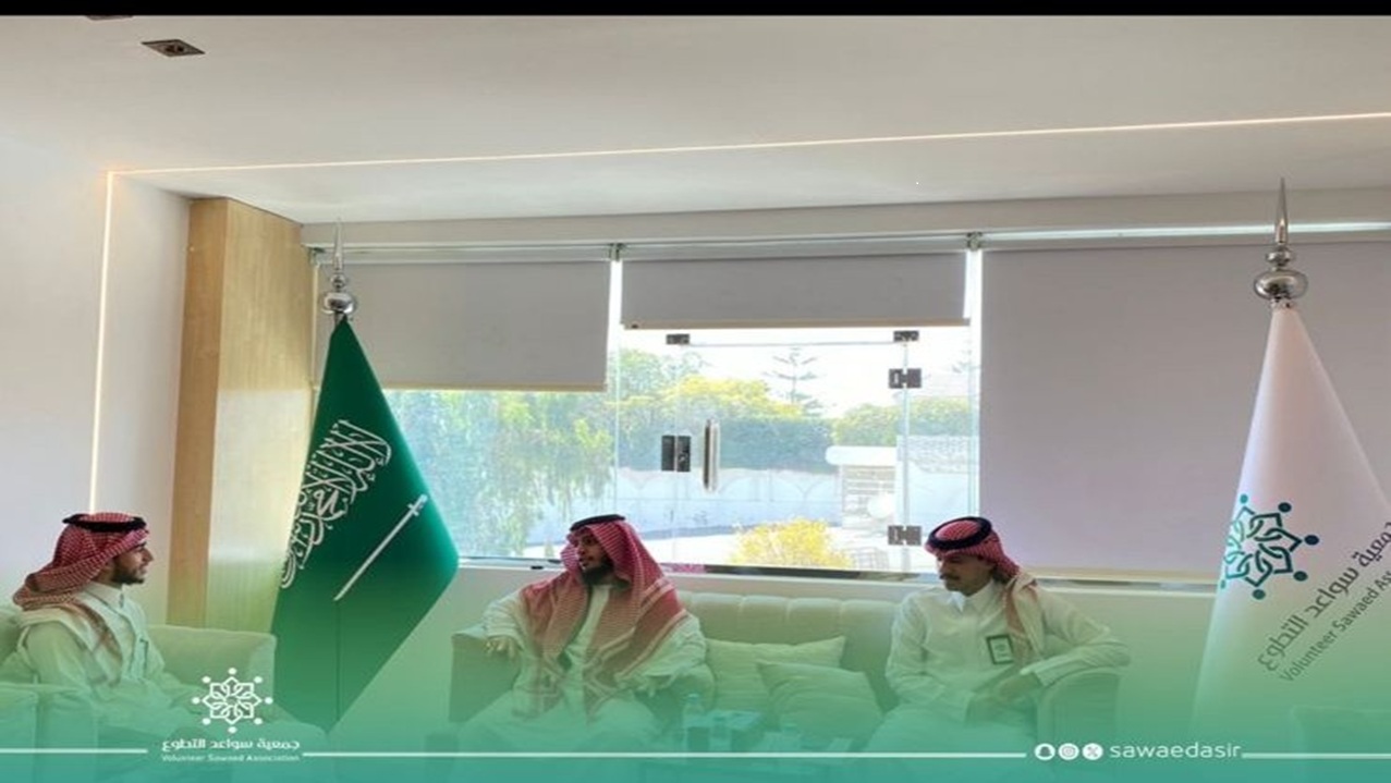 زيارة جمعية سواعد التطوع . 