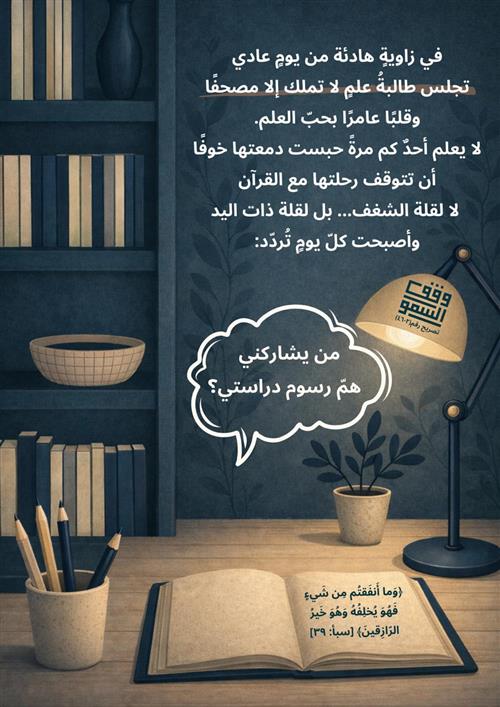 كفالة طالبة علم