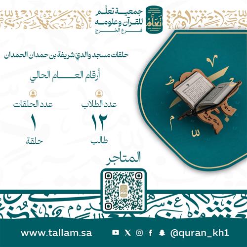  حلقات مسجد والديّ شريفة بنت حمدان الحمدان