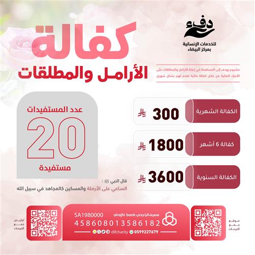 🌹كفالة الأرامل والمطلقات 
