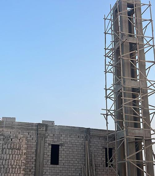 بناء مسجد  على الخط الدولي - مشروعنا الثالث