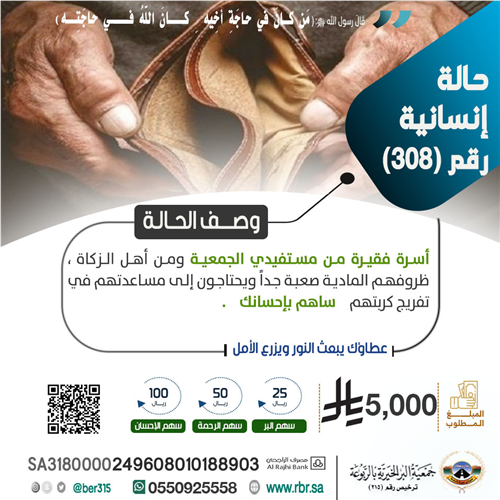 حالة إنسانية رقم 308