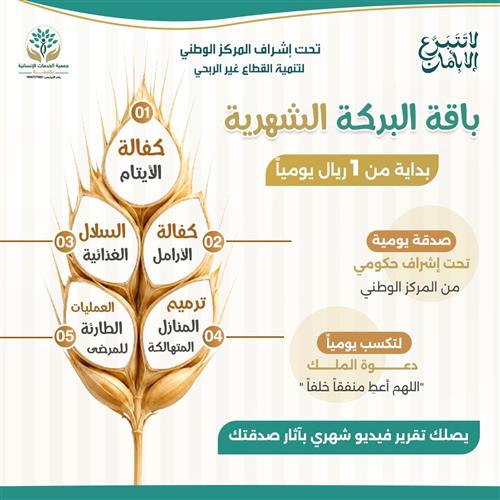 باقة البركة الشهرية 