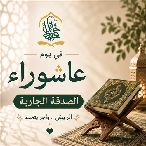 الصدقة الجارية في يوم عاشوراء