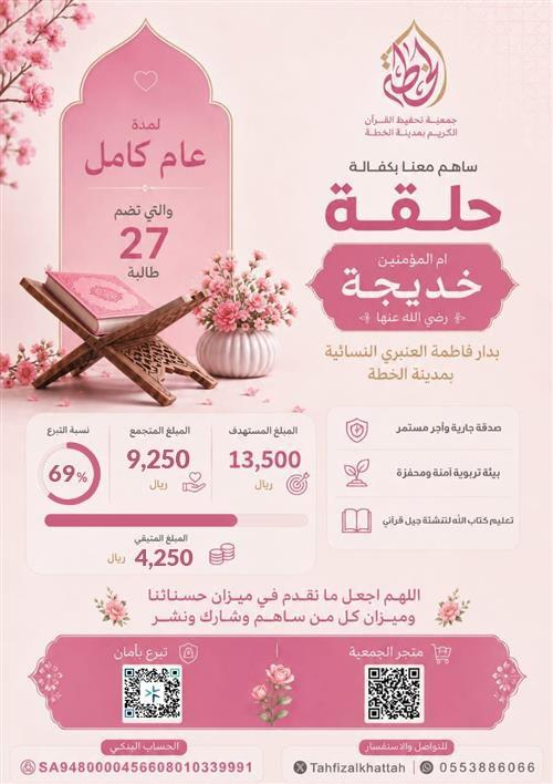 كفالة حلقة خديجة رضي الله عنها