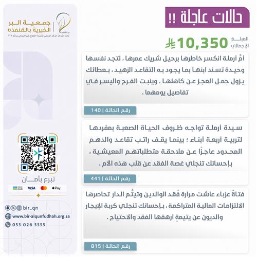 تفريج كربة ثلاث حالات 