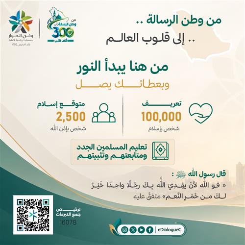 من وطن الرسالة إلى قلوب العالم
