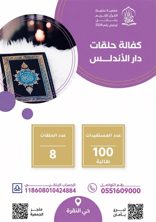 كفالة حلقات دار الاندلس النسائية