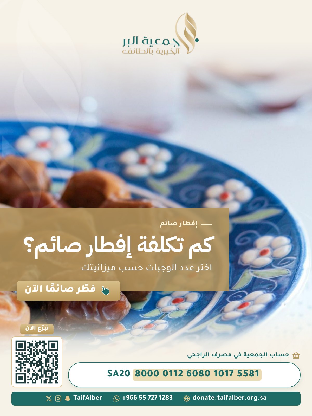 كم تكلفة إفطار صائم؟ اختر عدد الوجبات حسب ميزانيتك